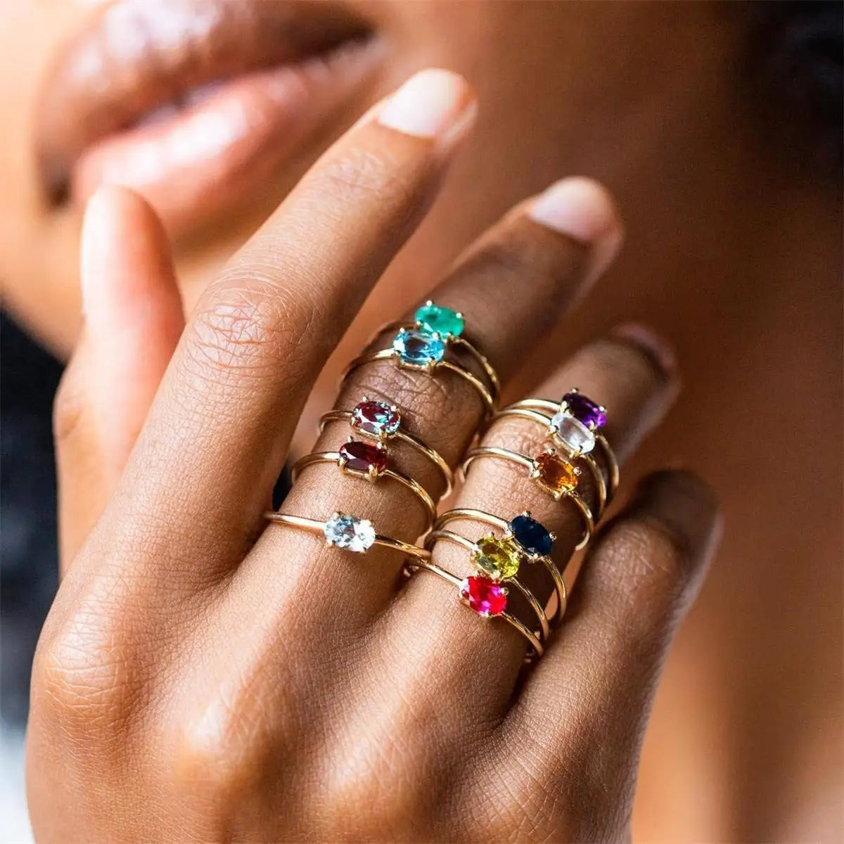 Double Rainbow Ring